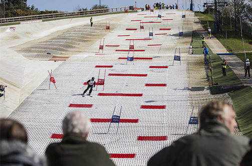 Was ist trockenes Skihangmaterial?