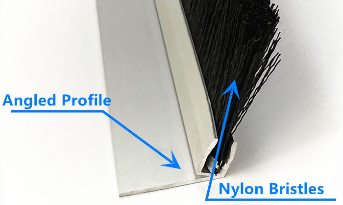 Angled Holder Brush Strip